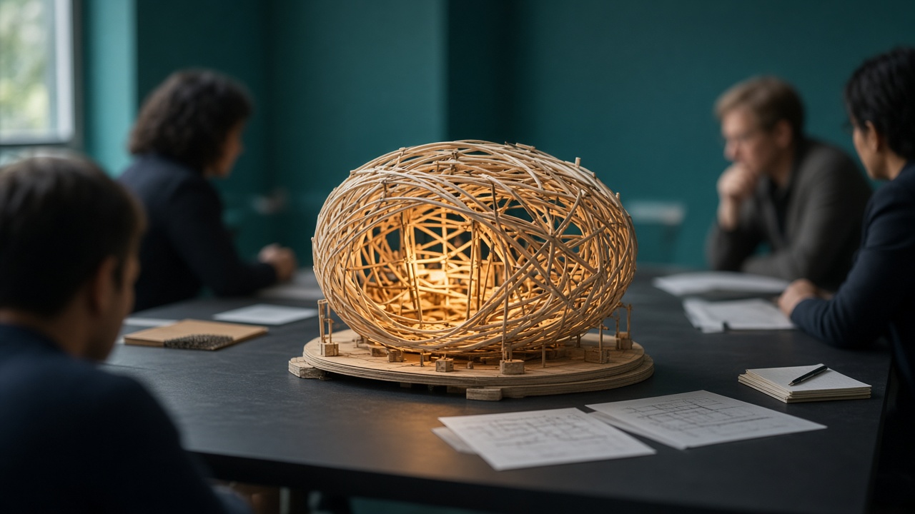Modelo enxuto do The NEST com estado planejado e caixa doméstica não publicada